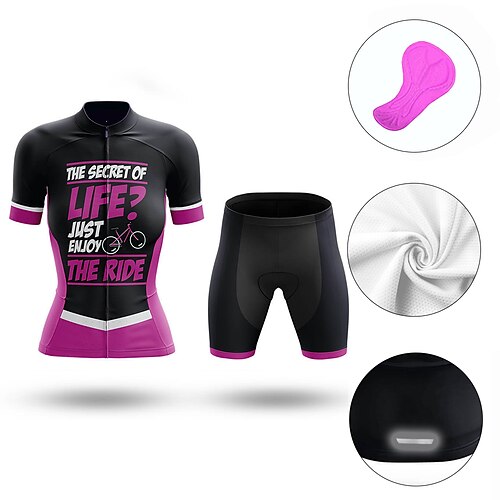 21Grams Women's Cycling Jersey with Shorts Short Sleeve Mountain Bike MTB Road Bike Cycling Green Sky Blue Blue Bike Clothing Suit 3D Pad Breathable Quick Dry Moisture Wicking Back Pocket Polyester
21Grams Women's Cycling Jersey with Shorts Short Sleeve Mountain Bike MTB Road Bike Cycling Green Sky Blue Blue Bike Clothing Suit 3D Pad Breathable Quick Dry Moisture Wicking Back Pocket Polyester