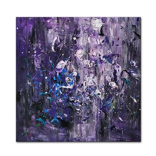 Oil Painting Hand Painted Square Still Life Floral / Botanical Modern Stretched Canvas
Oil Painting Hand Painted Square Still Life Floral / Botanical Modern Stretched Canvas