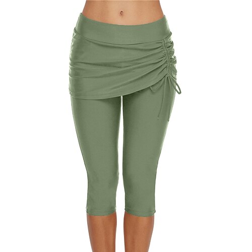 Dame Badetøj Opdækning Badeshorts Normal badedragt Elastisk Talje Ren farve Grøn Sort Blå Lysegrøn Badedragter Sport Neutral Afslappet / Ferie / Moderne / nyt
Dame Badetøj Opdækning Badeshorts Normal badedragt Elastisk Talje Ren farve Grøn Sort Blå Lysegrøn Badedragter Sport Neutral Afslappet / Ferie / Moderne / nyt