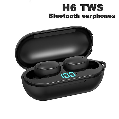 H6 Tws Wireless Bluetooth 5.0 Earphone Sport Headphones LED Display Button Control Earbuds Waterproof Headset
H6 Tws Wireless Bluetooth 5.0 Earphone Sport Headphones LED Display Button Control Earbuds Waterproof Headset