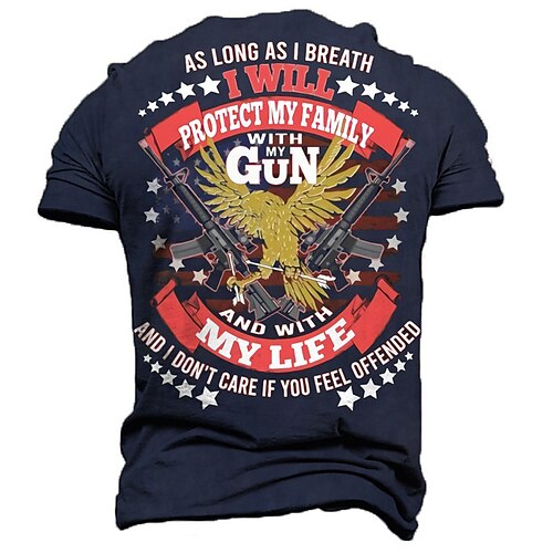 Men's Unisex T shirt Tee 3D Print Graphic Prints Eagle Crew Neck Street Daily Print Short Sleeve Tops Casual Vintage Designer Big and Tall Black Navy Blue
Men's Unisex T shirt Tee 3D Print Graphic Prints Eagle Crew Neck Street Daily Print Short Sleeve Tops Casual Vintage Designer Big and Tall Black Navy Blue