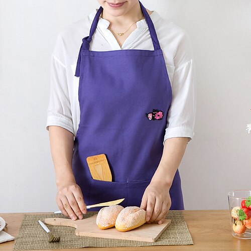 1 Piece Cotton Linen Kitchen Apron with Adjustable Neck Hidden Pocket with Long Ties for Women Men Chef
1 Piece Cotton Linen Kitchen Apron with Adjustable Neck Hidden Pocket with Long Ties for Women Men Chef