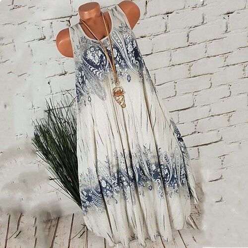 Women's Plus Size Shift Dress Floral Round Neck Print Sleeveless Spring Summer Casual Short Mini Dress Causal Daily Dress
Women's Plus Size Shift Dress Floral Round Neck Print Sleeveless Spring Summer Casual Short Mini Dress Causal Daily Dress