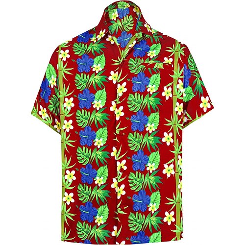 Men's Shirt Floral Turndown Street Casual Button-Down Short Sleeve Tops Casual Fashion Comfortable Beach Red
Men's Shirt Floral Turndown Street Casual Button-Down Short Sleeve Tops Casual Fashion Comfortable Beach Red