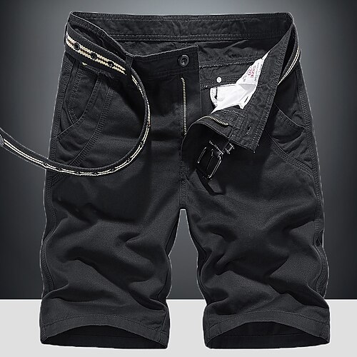 Men's Cargo Shorts Work Shorts Multi Pocket Solid Color Outdoor Short Daily 100% Cotton Casual Classic Black Blue Inelastic
Men's Cargo Shorts Work Shorts Multi Pocket Solid Color Outdoor Short Daily 100% Cotton Casual Classic Black Blue Inelastic