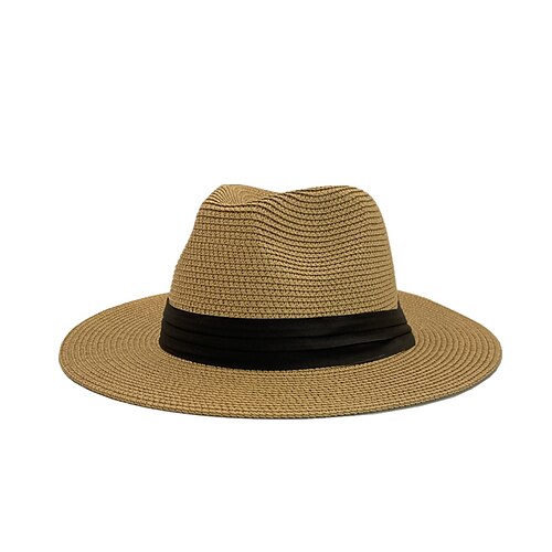 Herre Unisex Stråhat Solhat Panama hat Fedora Trilby hat Sort Hvid Strå Boheme 1920'ernes mode Tradisjonell / Klassisk Dagligdagstøj Natklub Fest / cocktail
Herre Unisex Stråhat Solhat Panama hat Fedora Trilby hat Sort Hvid Strå Boheme 1920'ernes mode Tradisjonell / Klassisk Dagligdagstøj Natklub Fest / cocktail