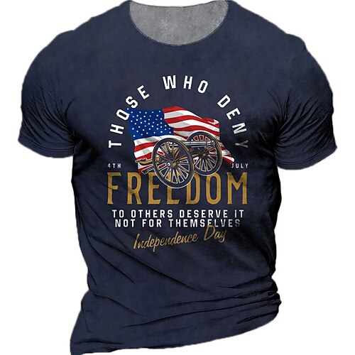 Men's Unisex T shirt Tee 3D Print Graphic Prints National Flag Crew Neck Street Daily Print Short Sleeve Tops Casual Vintage Designer Big and Tall Army Green Navy Blue
Men's Unisex T shirt Tee 3D Print Graphic Prints National Flag Crew Neck Street Daily Print Short Sleeve Tops Casual Vintage Designer Big and Tall Army Green Navy Blue