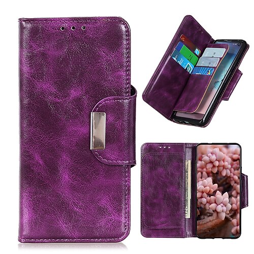 Phone Case For Samsung Galaxy Wallet Card S21 S20 Ultra Plus FE S10 S10 Plus S10 Lite Magnetic Dustproof Card Holder Slots Solid Colored PU Leather
Phone Case For Samsung Galaxy Wallet Card S21 S20 Ultra Plus FE S10 S10 Plus S10 Lite Magnetic Dustproof Card Holder Slots Solid Colored PU Leather