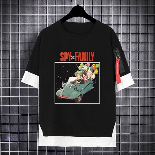 Inspired by SPY×FAMILY Loid Forger Yor Forger Anya Forger Cosplay Costume T-shirt Polyester / Cotton Blend Pattern Harajuku Graphic Kawaii T-shirt For Men's / Women's / Couple's
Inspired by SPY×FAMILY Loid Forger Yor Forger Anya Forger Cosplay Costume T-shirt Polyester / Cotton Blend Pattern Harajuku Graphic Kawaii T-shirt For Men's / Women's / Couple's