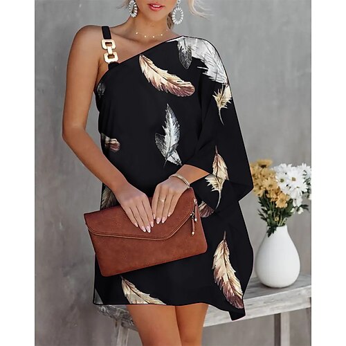 Women's Casual Dress Shift Dress Mini Dress Black And White Black Pink Short Sleeve Floral Cold Shoulder Spring Summer Cold Shoulder Loose Fit 2022 S M L XL XXL
Women's Casual Dress Shift Dress Mini Dress Black And White Black Pink Short Sleeve Floral Cold Shoulder Spring Summer Cold Shoulder Loose Fit 2022 S M L XL XXL