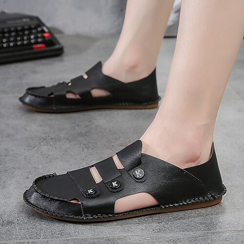 Men's Loafers Slip-Ons Casual Classic British Daily Office Career Cowhide Booties / Ankle Boots Black Spring Summer
Men's Loafers Slip-Ons Casual Classic British Daily Office Career Cowhide Booties / Ankle Boots Black Spring Summer