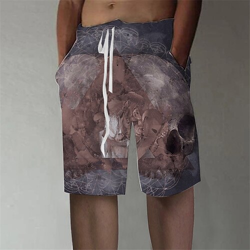 Men's Stylish Designer Straight Shorts 3D Print Elastic Waist Short Pants Sports Outdoor Daily Graphic Prints Skull Cotton Blend Comfort Breathable Mid Waist Gray M L XL XXL 3XL / Summer / Beach
Men's Stylish Designer Straight Shorts 3D Print Elastic Waist Short Pants Sports Outdoor Daily Graphic Prints Skull Cotton Blend Comfort Breathable Mid Waist Gray M L XL XXL 3XL / Summer / Beach