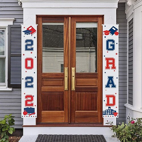 2022 Graduation Season Door Curtain Ceremony Banner Graduation Couplet Atmosphere Party Decoration
2022 Graduation Season Door Curtain Ceremony Banner Graduation Couplet Atmosphere Party Decoration