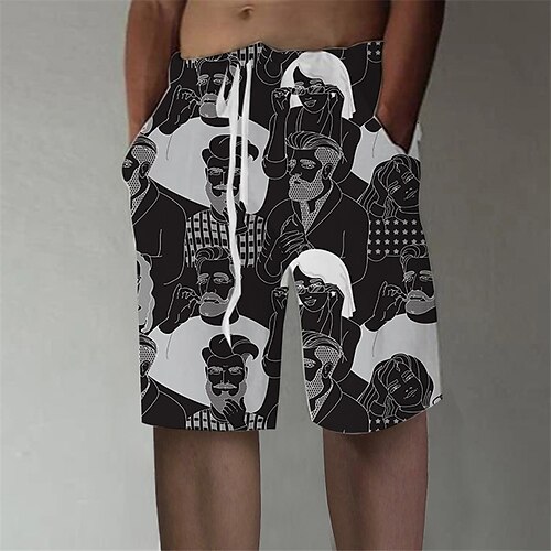 Men's Designer Stylish Straight Shorts 3D Print Elastic Waist Short Pants Sports Outdoor Daily Cartoon Graphic Prints Cotton Blend Comfort Breathable Mid Waist Black S M L XL XXL / Summer
Men's Designer Stylish Straight Shorts 3D Print Elastic Waist Short Pants Sports Outdoor Daily Cartoon Graphic Prints Cotton Blend Comfort Breathable Mid Waist Black S M L XL XXL / Summer