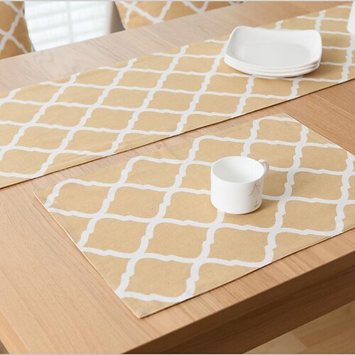 Dining Table Placemats Set of 4 Heat Resistant Non-Slip Dining Table Place Mats for Holiday Banque Kitchen Table Decor
Dining Table Placemats Set of 4 Heat Resistant Non-Slip Dining Table Place Mats for Holiday Banque Kitchen Table Decor