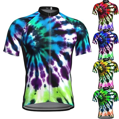 21Grams Men's Cycling Jersey Short Sleeve Bike Top with 3 Rear Pockets Mountain Bike MTB Road Bike Cycling Breathable Quick Dry Moisture Wicking Reflective Strips Green Yellow Dark Blue Graffiti
21Grams Men's Cycling Jersey Short Sleeve Bike Top with 3 Rear Pockets Mountain Bike MTB Road Bike Cycling Breathable Quick Dry Moisture Wicking Reflective Strips Green Yellow Dark Blue Graffiti