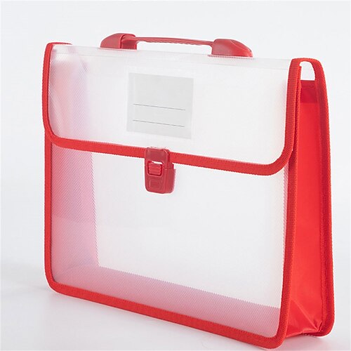Document Bag PP Waterproof Clear Multicolor File Organizer A4 Size Receipts Documents
Document Bag PP Waterproof Clear Multicolor File Organizer A4 Size Receipts Documents