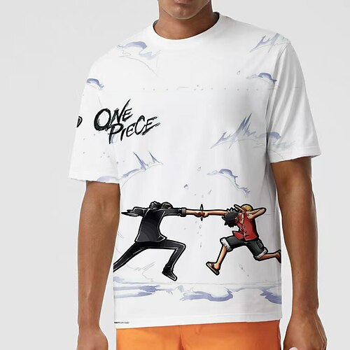 Inspired by One Piece Monkey D. Luffy Roronoa Zoro T-shirt Anime 100% Polyester Anime 3D Harajuku Graphic T-shirt For Men's / Women's / Couple's
Inspired by One Piece Monkey D. Luffy Roronoa Zoro T-shirt Anime 100% Polyester Anime 3D Harajuku Graphic T-shirt For Men's / Women's / Couple's