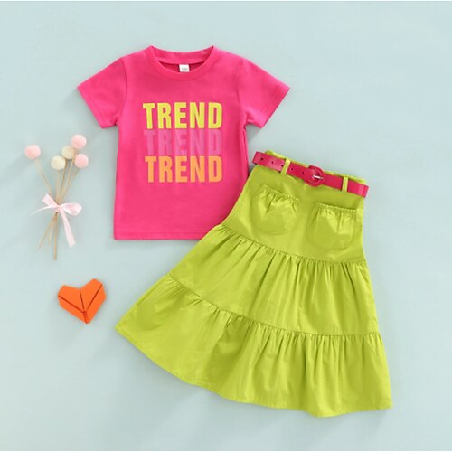Kids Girls' Clothing Set 2 Pieces Sleeveless Red Solid Color Crewneck Ruched Party Birthday Fashion Sweet Regular Knee-length 3-8 Years
Kids Girls' Clothing Set 2 Pieces Sleeveless Red Solid Color Crewneck Ruched Party Birthday Fashion Sweet Regular Knee-length 3-8 Years