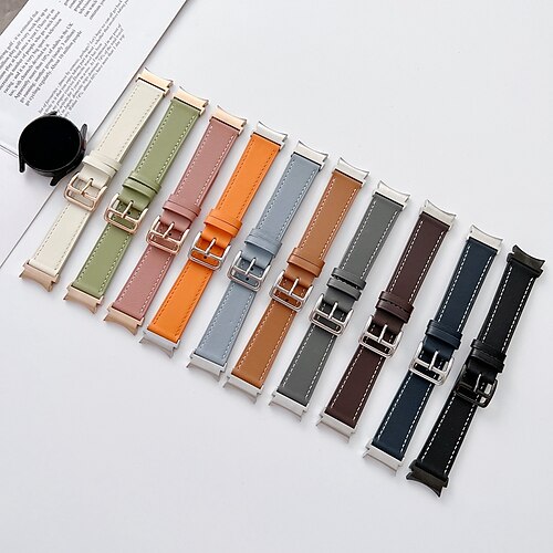1 pcs Smart Watch Band for Samsung Galaxy Watch 4 40/44mm PU Leather Smartwatch Strap Adjustable Classic Clasp Solo Loop Leather Loop Replacement Wristband
1 pcs Smart Watch Band for Samsung Galaxy Watch 4 40/44mm PU Leather Smartwatch Strap Adjustable Classic Clasp Solo Loop Leather Loop Replacement Wristband