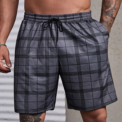 Men's Classic Style Fashion Active Shorts Pocket Elastic Drawstring Design Knee Length Pants Sports Outdoor Casual Micro-elastic Tartan Comfort Breathable Mid Waist Dark Gray XL XXL 3XL 4XL 5XL
Men's Classic Style Fashion Active Shorts Pocket Elastic Drawstring Design Knee Length Pants Sports Outdoor Casual Micro-elastic Tartan Comfort Breathable Mid Waist Dark Gray XL XXL 3XL 4XL 5XL