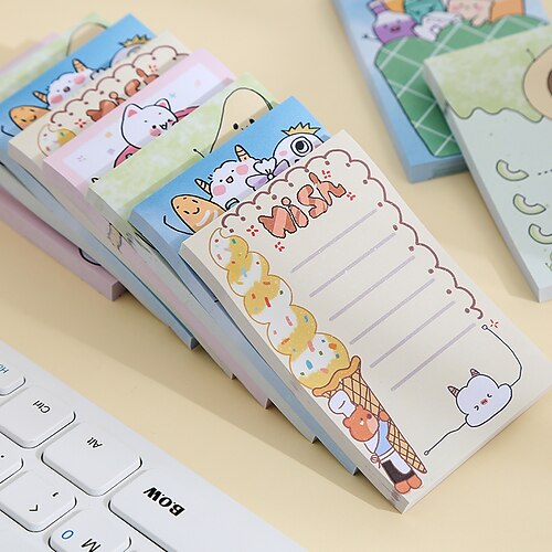 4 pcs Sticky Notes 7.67.6 inch Colorful Paper Lined Cute Self-adhesive Post It Notes for School Office Student
4 pcs Sticky Notes 7.67.6 inch Colorful Paper Lined Cute Self-adhesive Post It Notes for School Office Student