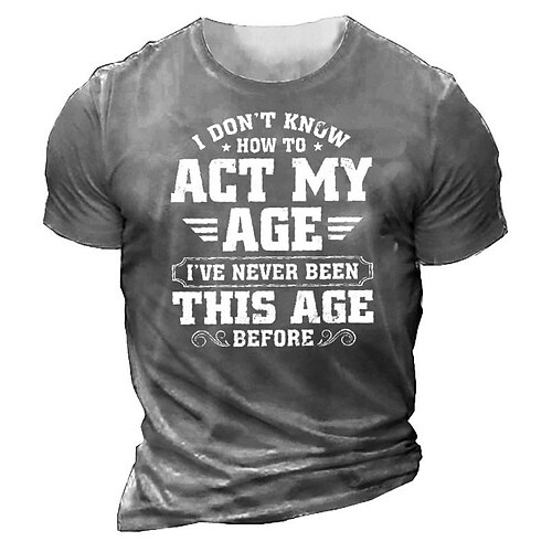 Men's Unisex T shirt 3D Print Graphic Prints Letter Crew Neck Street Daily Print Short Sleeve Tops Casual Designer Big and Tall Sports Black Gray Army Green
Men's Unisex T shirt 3D Print Graphic Prints Letter Crew Neck Street Daily Print Short Sleeve Tops Casual Designer Big and Tall Sports Black Gray Army Green
