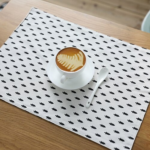 Dining Table Placemats Set of 4 Heat Resistant Non-Slip Dining Table Place Mats for Holiday Banque Kitchen Table Decor
Dining Table Placemats Set of 4 Heat Resistant Non-Slip Dining Table Place Mats for Holiday Banque Kitchen Table Decor