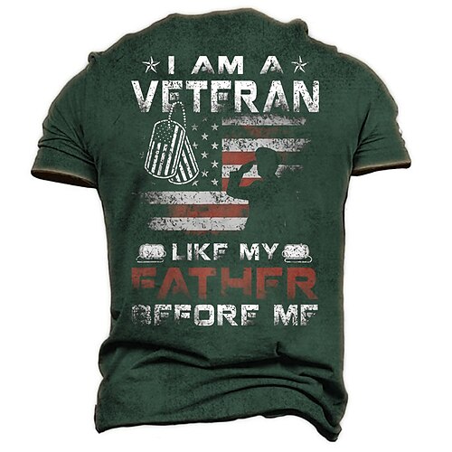 Men's Unisex T shirt 3D Print Graphic Prints National Flag Letter Crew Neck Street Daily Print Short Sleeve Tops Casual Designer Big and Tall Sports Army Green
Men's Unisex T shirt 3D Print Graphic Prints National Flag Letter Crew Neck Street Daily Print Short Sleeve Tops Casual Designer Big and Tall Sports Army Green