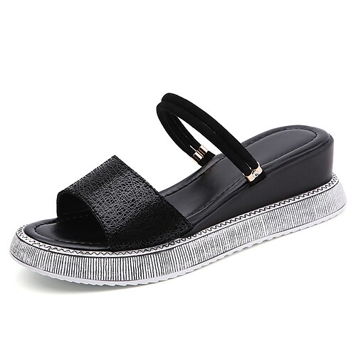 Women's Sandals Wedge Sandals Comfort Shoes Platform Wedge Heel Open Toe Casual Minimalism Sweet Daily Work PU Leather Loafer Spring Summer Solid Colored Black Gold
Women's Sandals Wedge Sandals Comfort Shoes Platform Wedge Heel Open Toe Casual Minimalism Sweet Daily Work PU Leather Loafer Spring Summer Solid Colored Black Gold