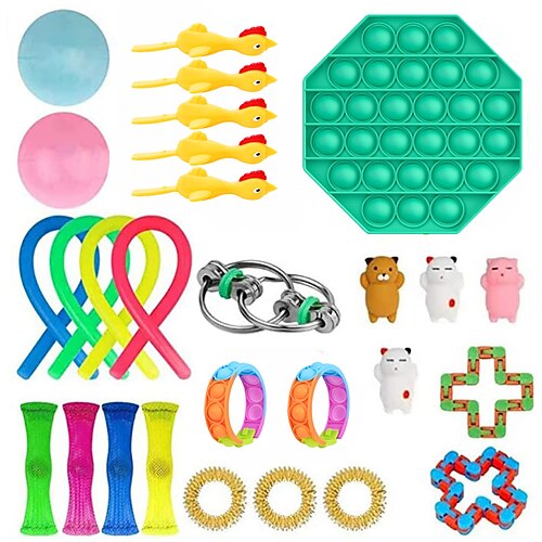Finger Toy Squeeze Toy / Sensory Toy Sensory Fidget Toy Stress Reliever 28 pcs Portable Gift Cute Stress and Anxiety Relief Flexible Durable Non-toxic Slow Rising Mochi For Teen Adults' Men Boys and
Finger Toy Squeeze Toy / Sensory Toy Sensory Fidget Toy Stress Reliever 28 pcs Portable Gift Cute Stress and Anxiety Relief Flexible Durable Non-toxic Slow Rising Mochi For Teen Adults' Men Boys and