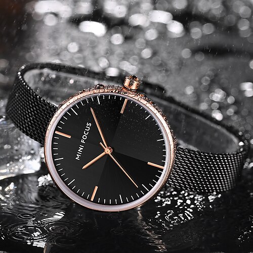 MINI FOCUS Quartz Watch for Women Analog Quartz Stylish Fashion Waterproof Creative Metal Alloy Fashion
MINI FOCUS Quartz Watch for Women Analog Quartz Stylish Fashion Waterproof Creative Metal Alloy Fashion