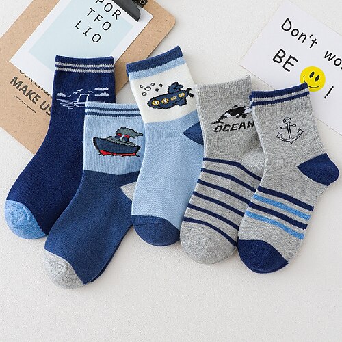Kids Boys 5 Pairs Socks Rainbow Color Block Patchwork Spring Summer Cool Daily Wear 1-12 Years
Kids Boys 5 Pairs Socks Rainbow Color Block Patchwork Spring Summer Cool Daily Wear 1-12 Years