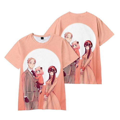 Inspired by SPY×FAMILY Loid Forger Yor Forger Anya Forger T-shirt Cartoon 100% Polyester Anime Harajuku Graphic Kawaii T-shirt For Men's / Women's / Couple's
Inspired by SPY×FAMILY Loid Forger Yor Forger Anya Forger T-shirt Cartoon 100% Polyester Anime Harajuku Graphic Kawaii T-shirt For Men's / Women's / Couple's