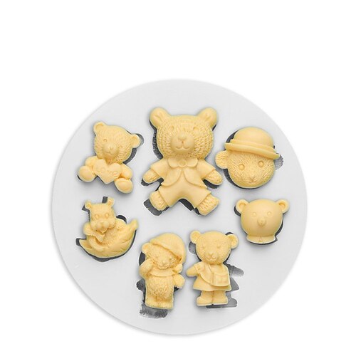 1pc Teddy Bear Chocolate DIY Little Bear Fondant Cake Decorating Silicone Clay Mold 2PCS 3PCS
1pc Teddy Bear Chocolate DIY Little Bear Fondant Cake Decorating Silicone Clay Mold 2PCS 3PCS