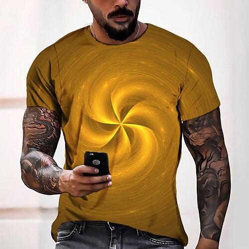 Men's Tee T shirt Tee 3D Print Graphic Round Neck Casual Daily 3D Print Short Sleeve Tops Fashion Designer Cool Comfortable Orange
Men's Tee T shirt Tee 3D Print Graphic Round Neck Casual Daily 3D Print Short Sleeve Tops Fashion Designer Cool Comfortable Orange