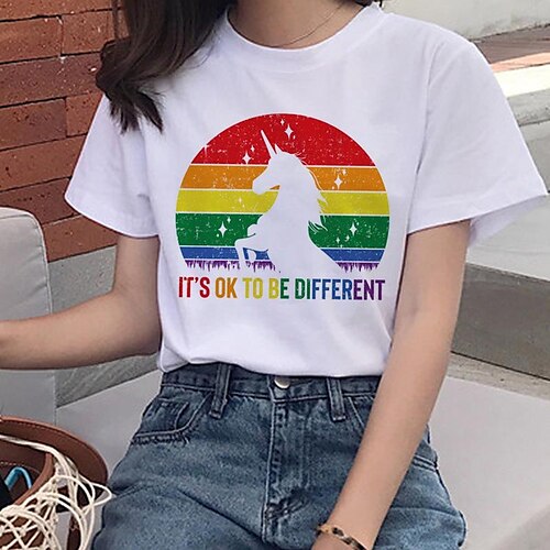 LGBT Lesbia Rainbow Gay Couple Dress Gay T-Shirt Respect Transgender Princess Short-Sleeved T-Shirt Men And Women
LGBT Lesbia Rainbow Gay Couple Dress Gay T-Shirt Respect Transgender Princess Short-Sleeved T-Shirt Men And Women