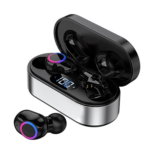 F12 True Wireless Headphones TWS Earbuds Bluetooth5.0 Stereo with Charging Box Built-in Mic for Apple Samsung Huawei Xiaomi MI Yoga Running Everyday Use Mobile Phone
F12 True Wireless Headphones TWS Earbuds Bluetooth5.0 Stereo with Charging Box Built-in Mic for Apple Samsung Huawei Xiaomi MI Yoga Running Everyday Use Mobile Phone