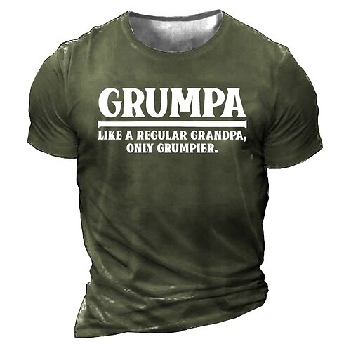 Men's Unisex T shirt Tee Letter Graphic Prints Crew Neck Army Green Khaki Navy Blue Gray Black 3D Print Outdoor Street Short Sleeve Print Clothing Apparel Vintage Sports Designer Casual / Summer
Men's Unisex T shirt Tee Letter Graphic Prints Crew Neck Army Green Khaki Navy Blue Gray Black 3D Print Outdoor Street Short Sleeve Print Clothing Apparel Vintage Sports Designer Casual / Summer