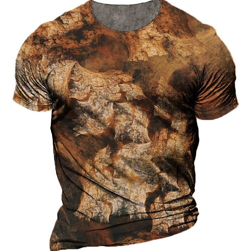Men's Unisex T shirt 3D Print Abstract Graphic Prints Crew Neck Street Daily Print Short Sleeve Tops Casual Designer Big and Tall Sports Brown
Men's Unisex T shirt 3D Print Abstract Graphic Prints Crew Neck Street Daily Print Short Sleeve Tops Casual Designer Big and Tall Sports Brown