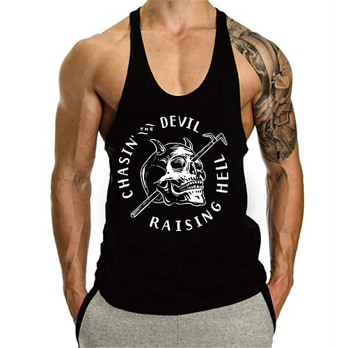 Men's Tank Top Vest Hot Stamping Graphic Prints Skull Plus Size Crew Neck Daily Sports Print Sleeveless Tops Fashion Classic Designer Hawaiian Black Yellow Wine
Men's Tank Top Vest Hot Stamping Graphic Prints Skull Plus Size Crew Neck Daily Sports Print Sleeveless Tops Fashion Classic Designer Hawaiian Black Yellow Wine