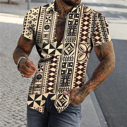 Men's Shirt Print Floral Color Block Turndown Street Casual Button-Down Print Short Sleeve Tops Designer Casual Fashion Breathable Green Gray Purple / Summer / Spring / Summer
Men's Shirt Print Floral Color Block Turndown Street Casual Button-Down Print Short Sleeve Tops Designer Casual Fashion Breathable Green Gray Purple / Summer / Spring / Summer