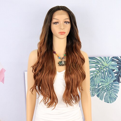Long Wavy Ombre Wigs Lace Front Synthetic Wig With Ponytail For Women Heat Resistant Hair 26 Inch
Long Wavy Ombre Wigs Lace Front Synthetic Wig With Ponytail For Women Heat Resistant Hair 26 Inch