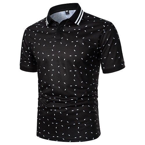 Men's Golf Shirt Dress Shirt Casual Shirt Shirt Print Holiday Geometry Button Down Collar Casual Daily Button-Down Print Short Sleeve Tops Lightweight Color Block Casual Fashion Black
Men's Golf Shirt Dress Shirt Casual Shirt Shirt Print Holiday Geometry Button Down Collar Casual Daily Button-Down Print Short Sleeve Tops Lightweight Color Block Casual Fashion Black