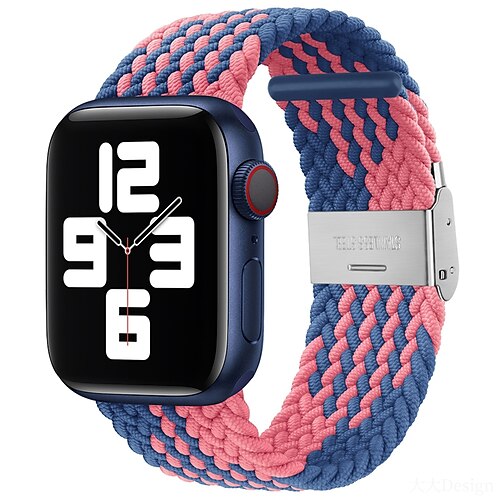 1PC Smart Watch Band Compatible with Apple iWatch Series 8 7 6 5 4 3 2 1 SE Sport Band for iWatch Smartwatch Strap Wristband Nylon Adjustable Elastic Braided
1PC Smart Watch Band Compatible with Apple iWatch Series 8 7 6 5 4 3 2 1 SE Sport Band for iWatch Smartwatch Strap Wristband Nylon Adjustable Elastic Braided