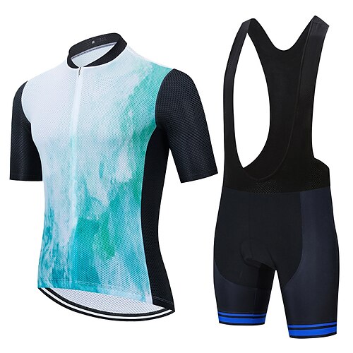 Men's Short Sleeve Cycling Jersey with Bib Shorts Blue Bike 3D Pad Breathable Quick Dry Sports Graphic Clothing Apparel
Men's Short Sleeve Cycling Jersey with Bib Shorts Blue Bike 3D Pad Breathable Quick Dry Sports Graphic Clothing Apparel