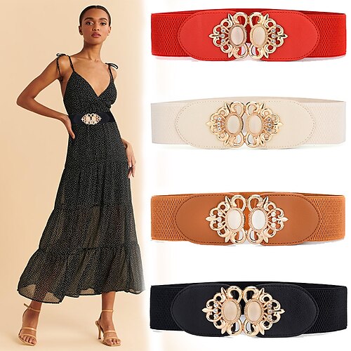 Dame Vidt belte Korsettbelte Lerret Stålspenne Geometrisk Formelt Vintage retro Fest Daglig Hvit Svart Rød kaffe
Dame Vidt belte Korsettbelte Lerret Stålspenne Geometrisk Formelt Vintage retro Fest Daglig Hvit Svart Rød kaffe