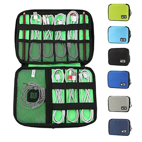 Portable Cable Organizer Bag Travel Digital Electronic Accessories Storage Bag USB Charger Power Bank Holder Cable Case Bags
Portable Cable Organizer Bag Travel Digital Electronic Accessories Storage Bag USB Charger Power Bank Holder Cable Case Bags