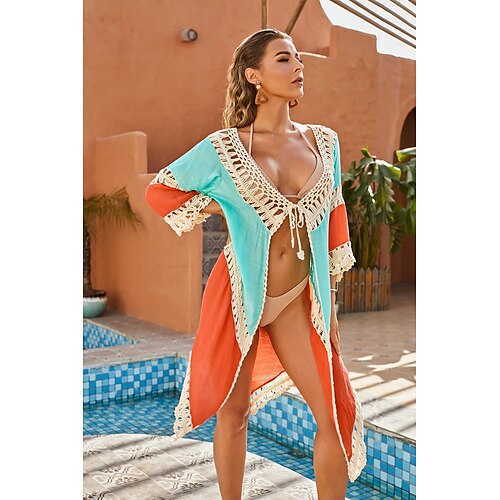 Mujer Camisa Blusa Naranja Bloque de color Retazos Cortado Manga 3/4 Casual Festivos Casual Estilo playero Escote en Pico Largo Tema de Bohemia Tamaño Único
Mujer Camisa Blusa Naranja Bloque de color Retazos Cortado Manga 3/4 Casual Festivos Casual Estilo playero Escote en Pico Largo Tema de Bohemia Tamaño Único