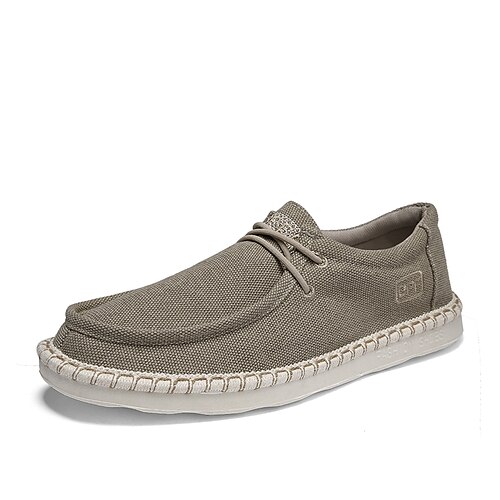 Men's Sneakers Comfort Shoes Casual Daily Linen Black Gray Khaki Spring Summer
Men's Sneakers Comfort Shoes Casual Daily Linen Black Gray Khaki Spring Summer